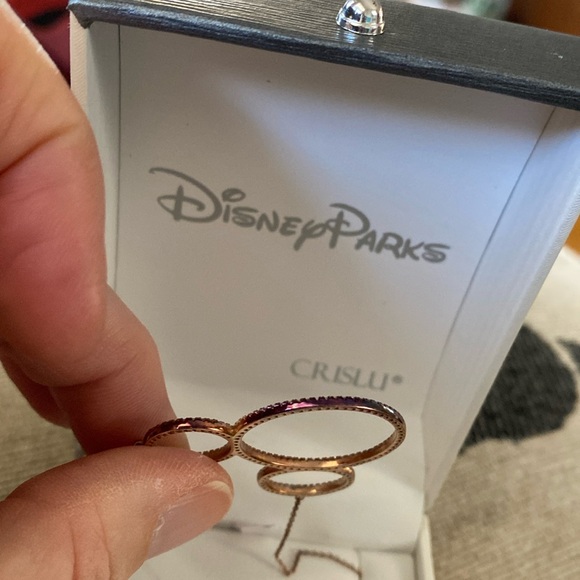 Mickey Mouse Pave Icon Necklace by CRISLU – Rose Gold – Large - Picture 9 of 11